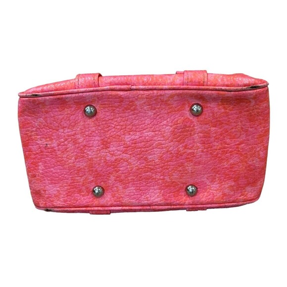 Samsonite Silhouette Marbled Pink - Vintage 60-70's Tote/Carry-on 14"×15”x7.5” - Picture 4 of 14